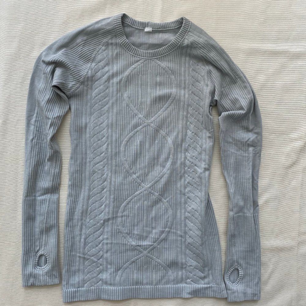 Lululemon Womens Shirt Top Long Sleeve Stretchy 4